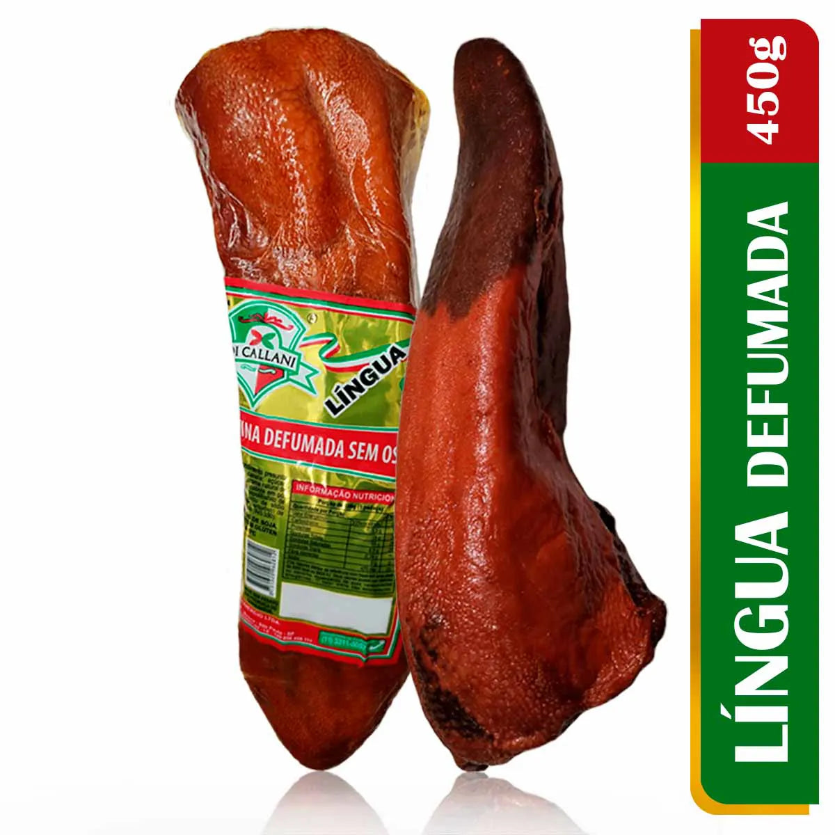 Língua Bovina Defumada 450g - Mercearia do Julião